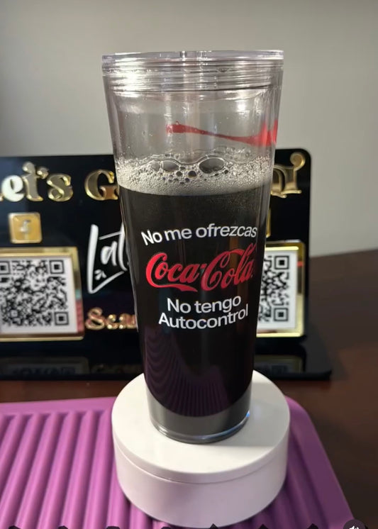 Vasos con técnica Snowglobe