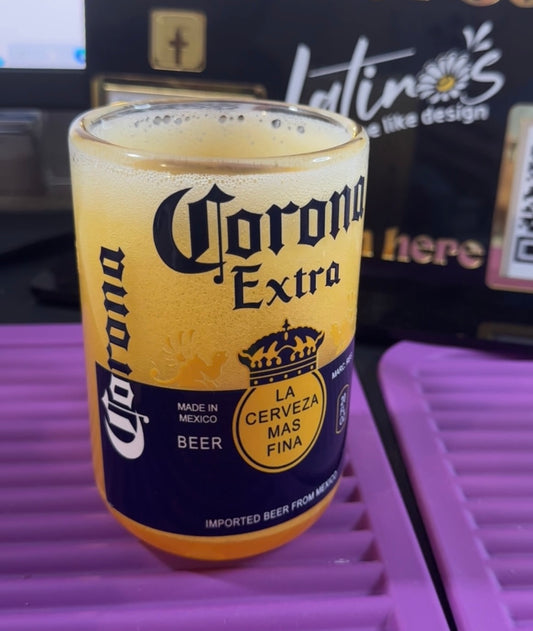 Vasos de vidrio/ Glass Can/ Tecnica Cerveza